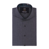 Slate Grey with Stone Inlay Shirt – Poplin Fabric
