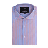 Classic Stripes in Ice Blue Shirt – Chambray Fabric