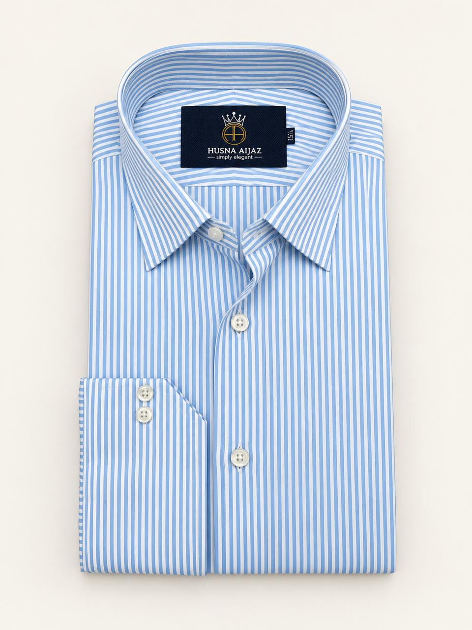 The Cornflower Classic Formal Shirt – front view