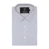 Black Pinstripes Shirt – White Poplin Fabric