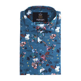 Floral Print Shirt – Poplin Fabric