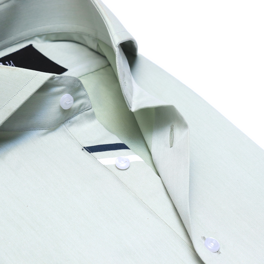 Apple Green Casual Shirt — Micro Twill
