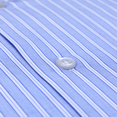 Formal Shirt with Double Pin Stripes – Poplin Fabric