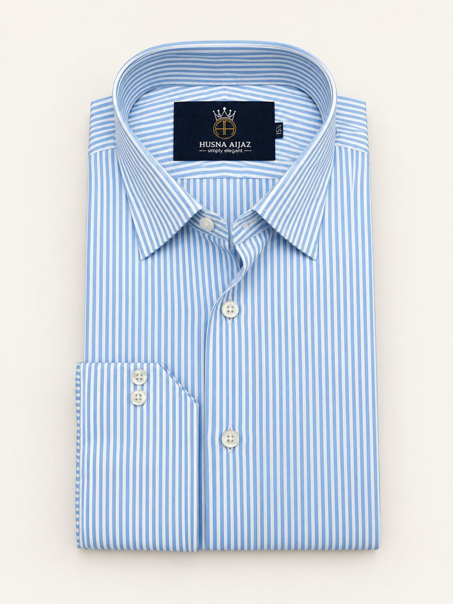 The Cornflower Classic Formal Shirt – front view