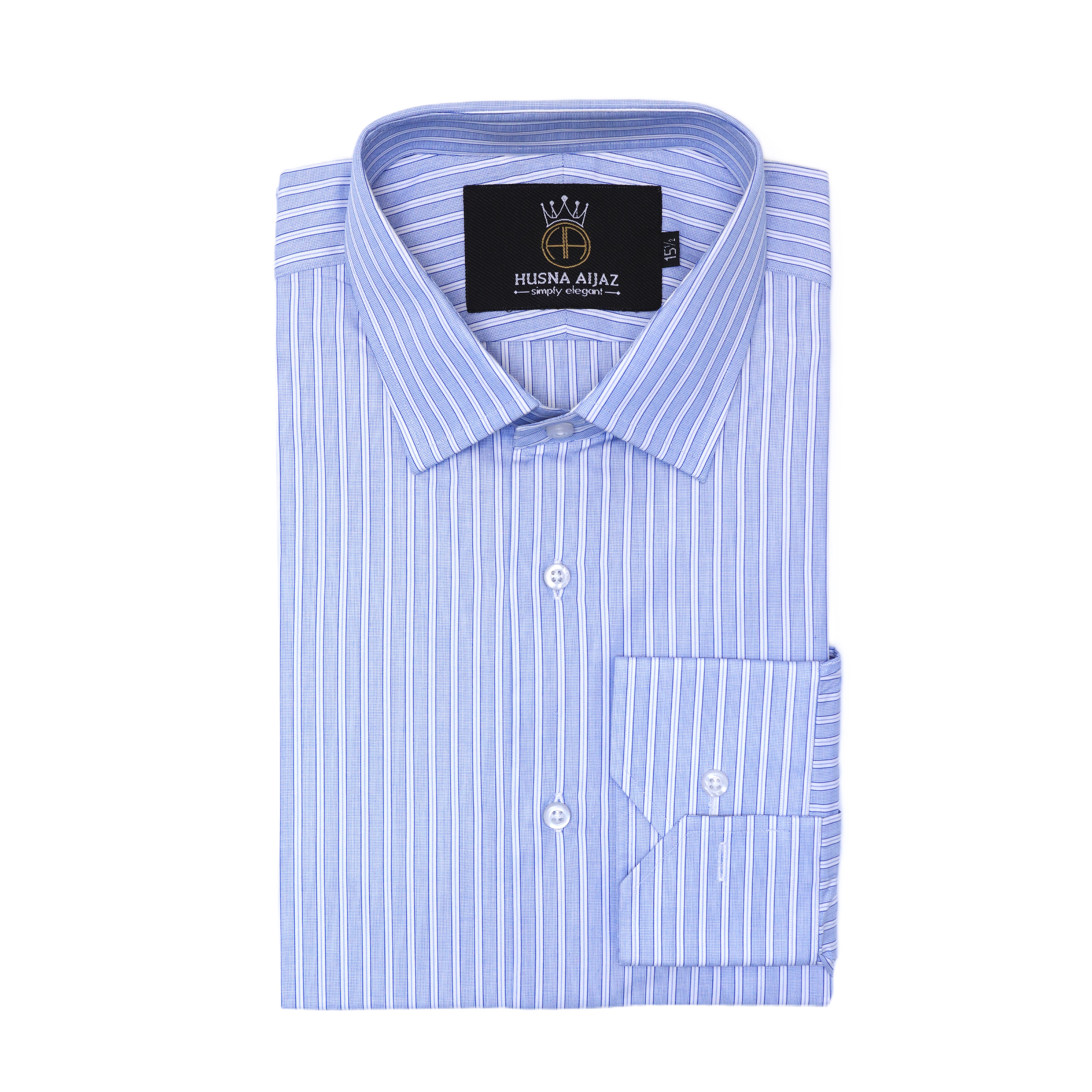 Formal Shirt with Double Pin Stripes – Poplin Fabric